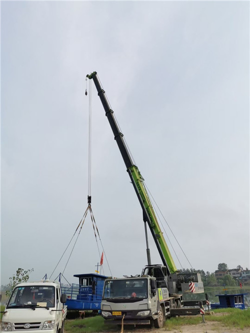 宁武县桥梁建设吊装案例